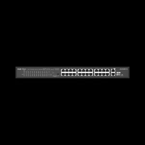RUIJIE REYEE RG-ES126S-P 24 PORT 10/100 24 PORT POE+ 1X UPLINK + 1XSFP 370 WATT YONETILEMEZ RACK MOUNT SWITCH