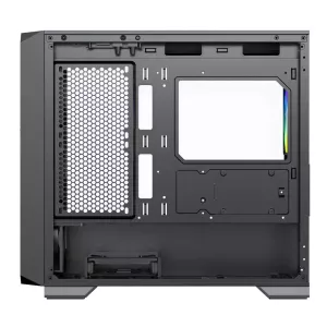DRAGOS DİAMOND 600W 80+ 4x12CM ARGB FAN MICRO ATX TEMPERED GLASS USB3.0 SİYAH GAMING KASA