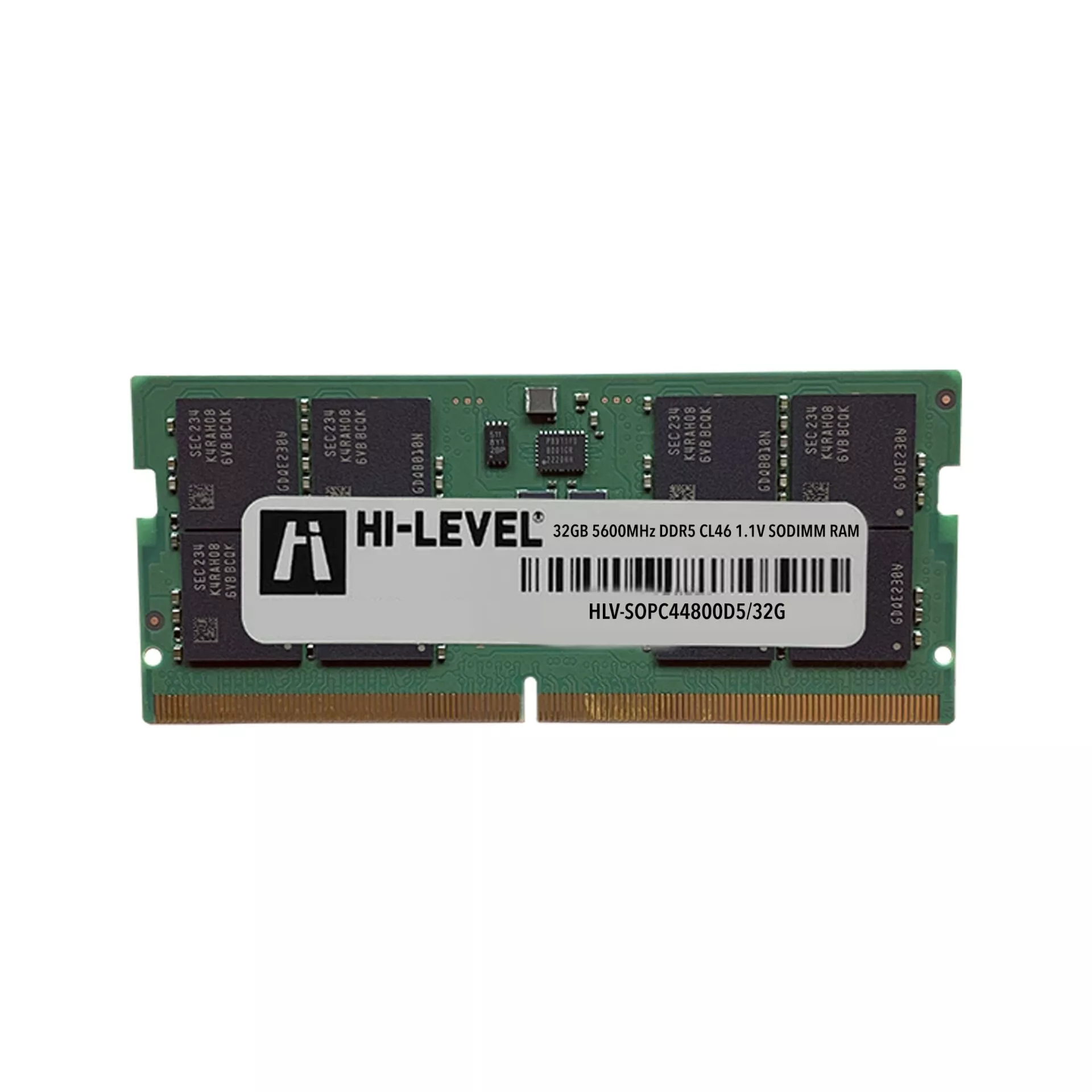 HI-LEVEL 32GB 5600MHz DDR5 1.1V HLV-SOPC44800D5/32G NOTEBOOK RAM