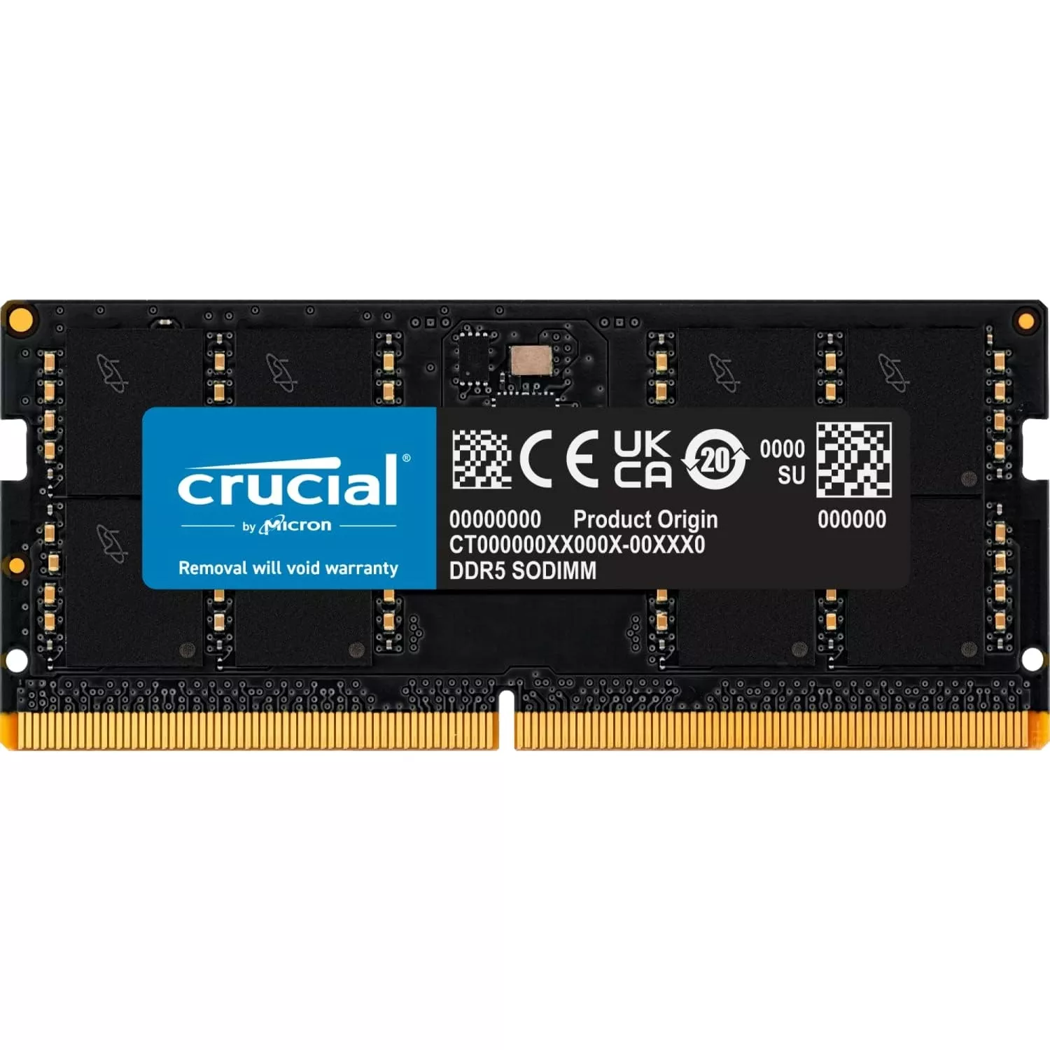 CRUCIAL 16GB DDR5 4800MHZ NOTEBOOK RAM VALUE CT16G48C40S5
