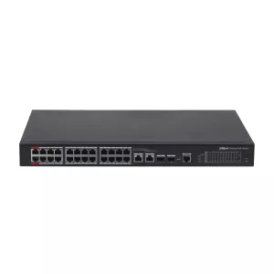 DAHUA 24port PoE 360w Yönetilebilir Switch DH-PFS4226-24ET-360