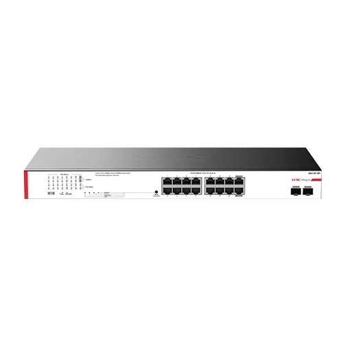 H3C MAGIC 9801A5C3 BS218F-HP 16 PORT 10/100/1000 16 PORT POE 2 X SFP 225W YONETILEMEZ RACK MOUNT SWITCH