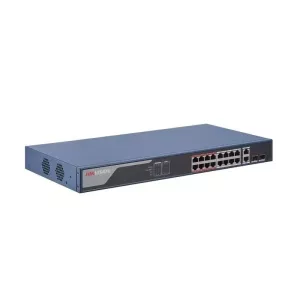 HIKVISION DS-3E1318P-EI 16 PORT 10/100 16 PORT POE 2 PORT UPLINK 230W YONETILEBILIR SWITCH