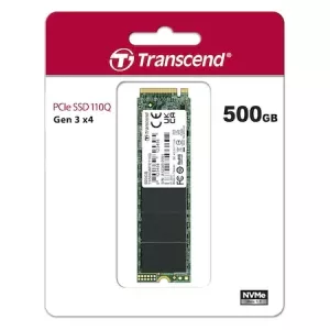 TRANSCEND 500GB 1900/900MB/s PCIE GEN3x4 NVME SSD TS500GMTE110Q