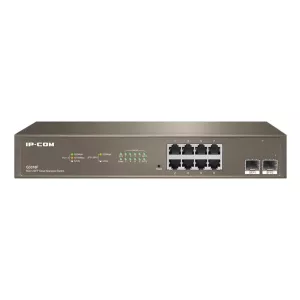 IP-COM IP-G3310F 8 PORT 10/100/1000 2 X SFP CLOUD YÖNETİLEBİLİR RACK MOUNT SWITCH METAL KASA