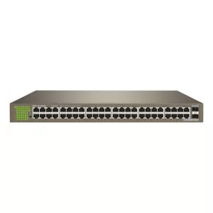 IP-COM IP-G1050F 48 PORT 10/100/1000 2 X SFP YONETILEMEZ RACK MOUNT SWITCH METAL KASA