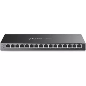 TP-LINK 16port PoE 120W Gigabit Extend Fansız Yönetilemez Switch TL-SG116P