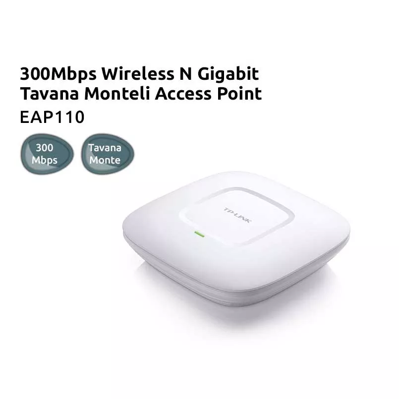 TP-LINK OMADA EAP110 300mbps Tavan Tipi Wıfı Access Point