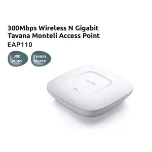 TP-LINK OMADA EAP110 300mbps Tavan Tipi Wıfı Access Point