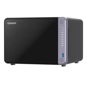 QNAP 6diskli Alpine AL524 QC-4GB RAM-2-10GbE SFP+ Nas Server TS-632X