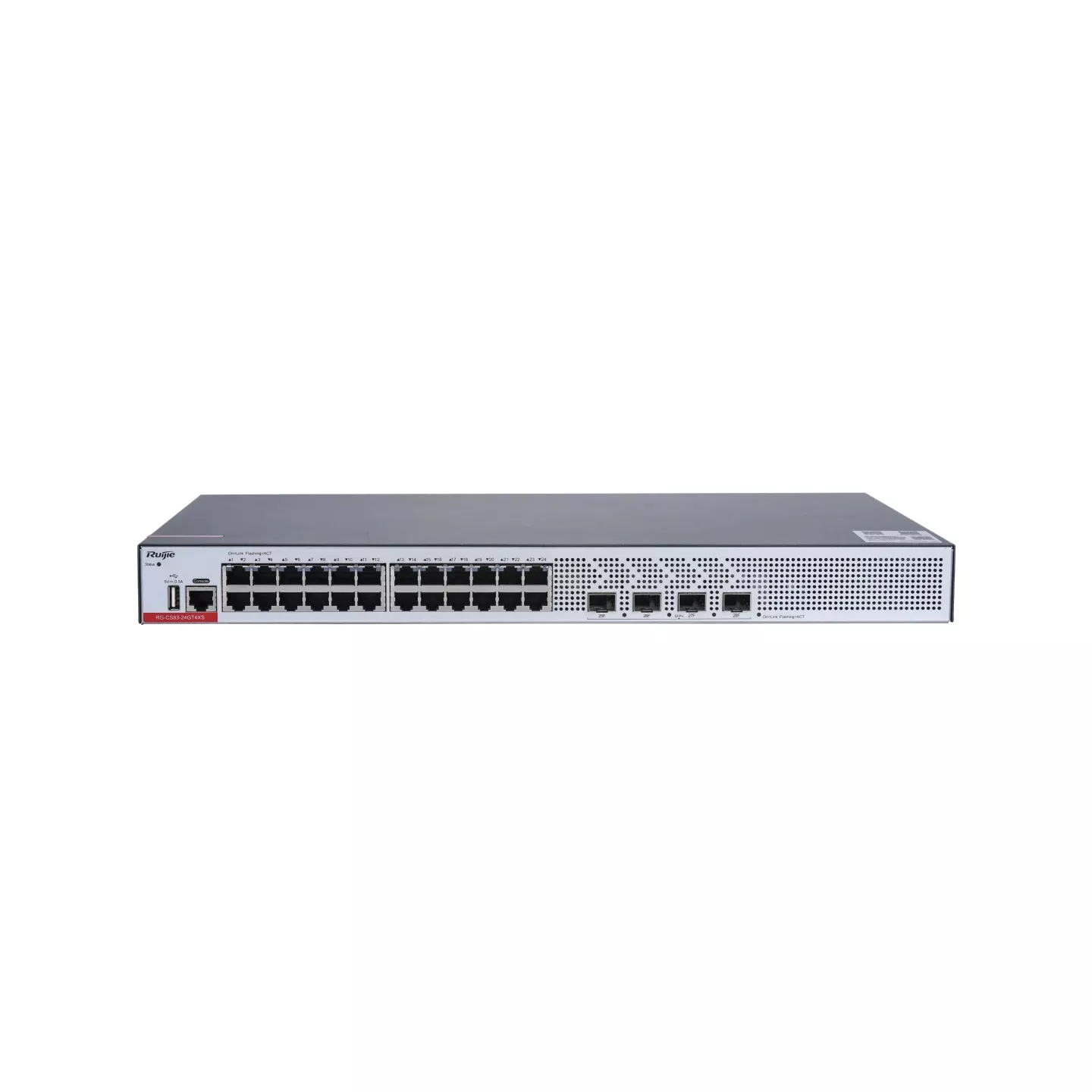 RUIJIE RG-CS83-24GT4XS 24 PORT 10/100/1000 4-PORT 1G/10G L3 YÖNETİLEBİLİR RACK MOUNT SWITCH