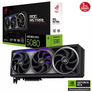 ASUS RTX5080 16GB ROG ASTRAL RTX5080-O16G GAMING GDDR7 256bit HDMI DP PCIe 5.0 