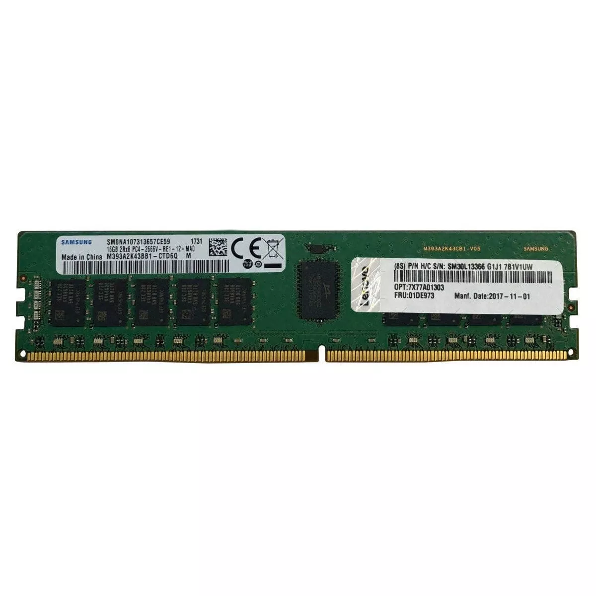 LENOVO 32GB DDR4 ECC RDIMM 3200MHz 2Rx4 SUNUCU RAM 4X77A08633