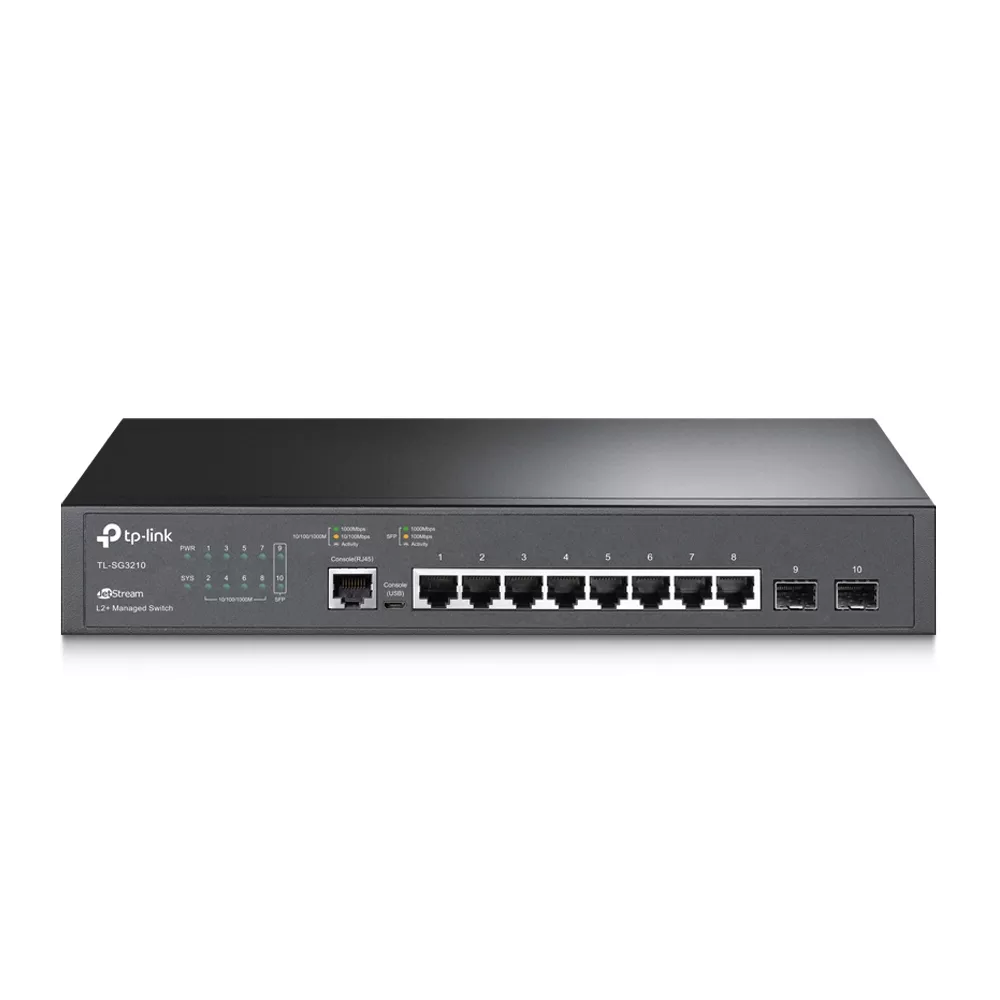 TP-LINK OMADA TL-SG3210 8 PORT 10/100/1000 2xSFP YONETILEBILIR RACK MOUNT SWITCH