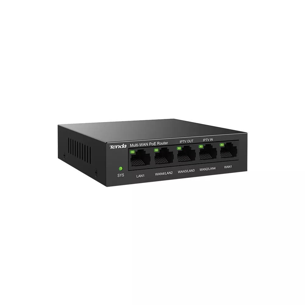 TENDA G0-5G-POE 5PORT GIGABIT ETHERNET POE GATEWAY/ROUTER
