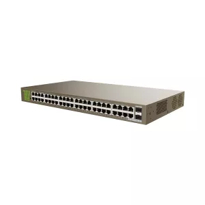 TENDA TEG1050F 48 PORT 10/100/1000 2 X SFP YONETILEMEZ RACK MOUNT SWITCH
