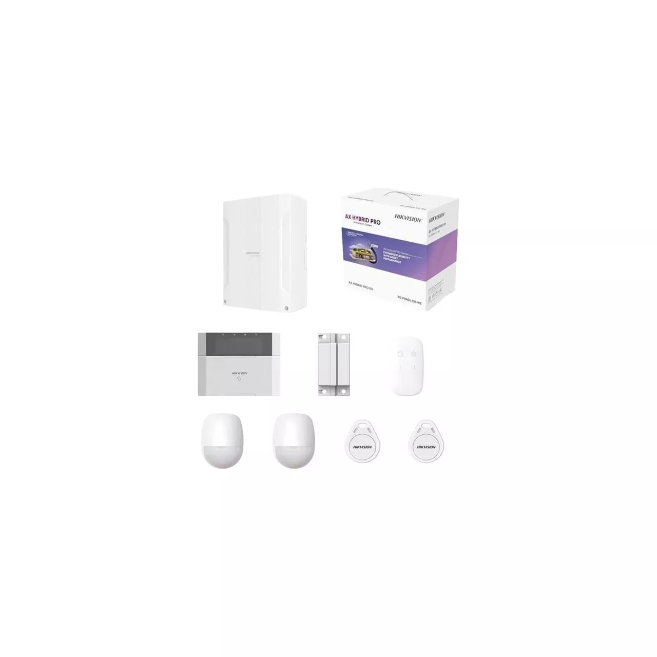 HIKVISION AX Hibrit Pro Kit Hırsız Alarm Seti DS-PHA64-KIT-WB(B)