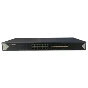 HIKVISION DS-3E0524TF 24 PORT GIGABIT (12x RJ45 LAN   12x SFP) YONETILEMEZ SWITCH