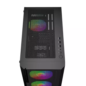 GAMEBOOSTER 650W 80+ WHITE CRUX E650B Gaming Mid-Tower PC Kasası