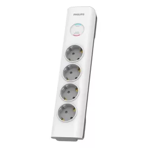PHILIPS SPN7040WA/62 600J 4'LÜ / 2M AKIM KORUMALI PRİZ