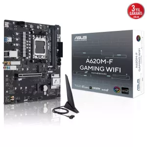 ASUS A620M-F GAMING WIFI6 DDR5 HDMI DP PCIE 4.0 AM5 mATX  
