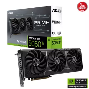 ASUS PRIME-RTX5060TI-O16G RTX5060 16GB GDDR7 128Bit 3xDP/1xHDMI