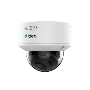 TTEC IPDP-4330L-WMSZ 4MP 2.8-12MM MOTORIZE 30MT DAHİLİ SESLİ H265+ IP67 SMART LED IP DOME KAMERA