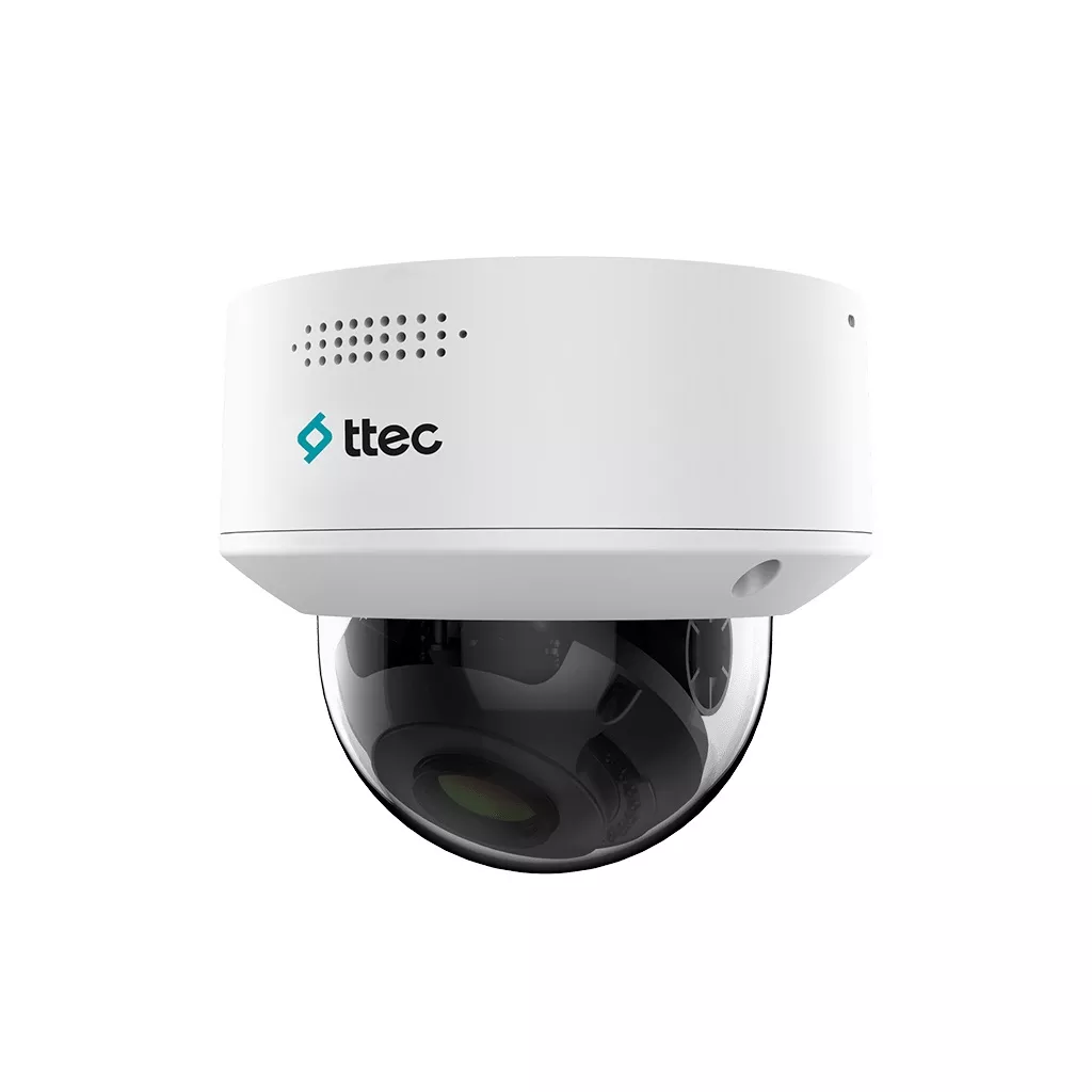 TTEC IPDP-2330L-MZ 2MP 2.8-12MM MOTORIZE 30MT DAHİLİ SESLİ H265+ IP67 SMART LED IP DOME KAMERA