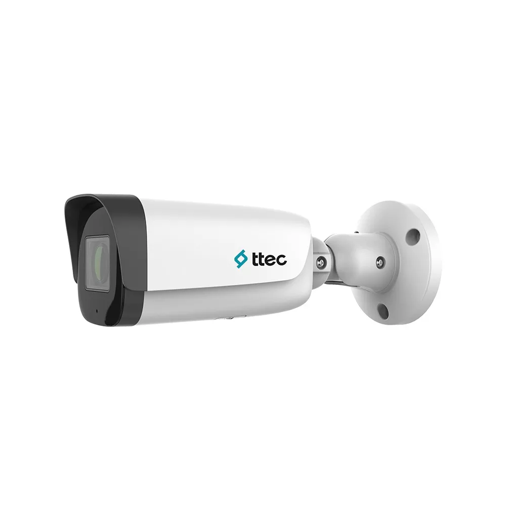 TTEC IPBP-4380L-WMSZ 4MP 2.8-12MM MOTORIZE 80MT DAHİLİ SES H265+ IP67 SMART LED BULLET IP KAMERA