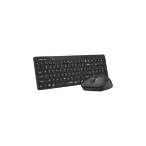 A4 TECH FG2300 AIR2 KABLOSUZ MULTİMEDYA SİYAH Q KLAVYE+MOUSE