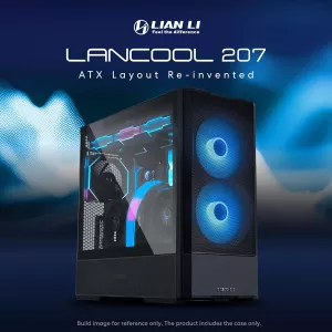 LIAN LI LANCOOL 207 4x FAN MID-TOWER SİYAH ATX KASA G99.LAN207RX.00