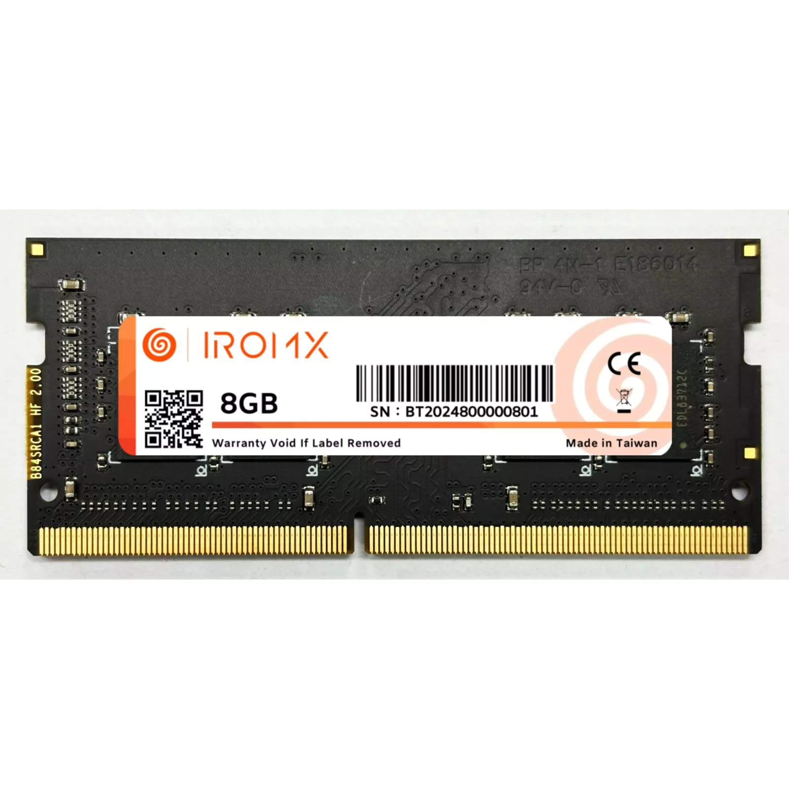 IROMX 8GB 1600MHz DDR3 SAMSUNG CHIP NOTEBOOK RAM