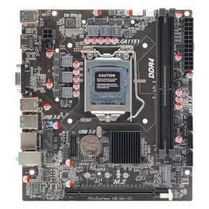 AFOX IH310C-MA6-V4 DDR4 HDMI VGA PCIe 16X 1151p mATX