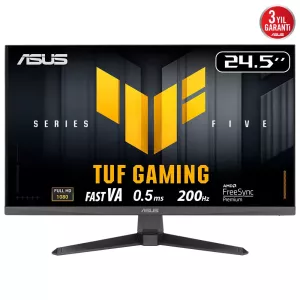 ASUS 24.5" VA TUF GAMING VG257Q5A 0.5MS 200Hz HDMI-DP Gaming Monitör (1920 X 1080)