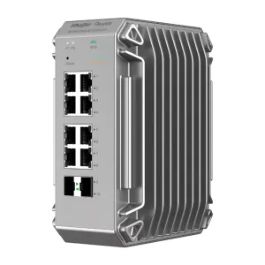 RUIJIE REYEE NIS3100-8GT2SFP-HP 8 PORT 10/100/1000 8 PORT POE 2 X SFP 240 WATT RUJIE CLOUD YONETILEBILIR ENDÜSTRİYEL SWITCH