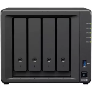 SYNOLOGY 4diskli Ryzen V1500B-4GB RAM-2-2.5GbE Nas Server DS925 PLUS