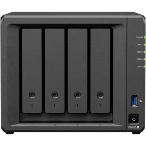 SYNOLOGY 4diskli Celeron QC-2GB RAM-2.5GbE Nas Server DS425 PLUS