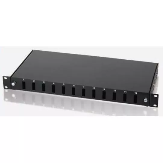 ERAT 1U 19" 12 PORT LC DX RACK TİPİ DUBLEX PATCH PANEL