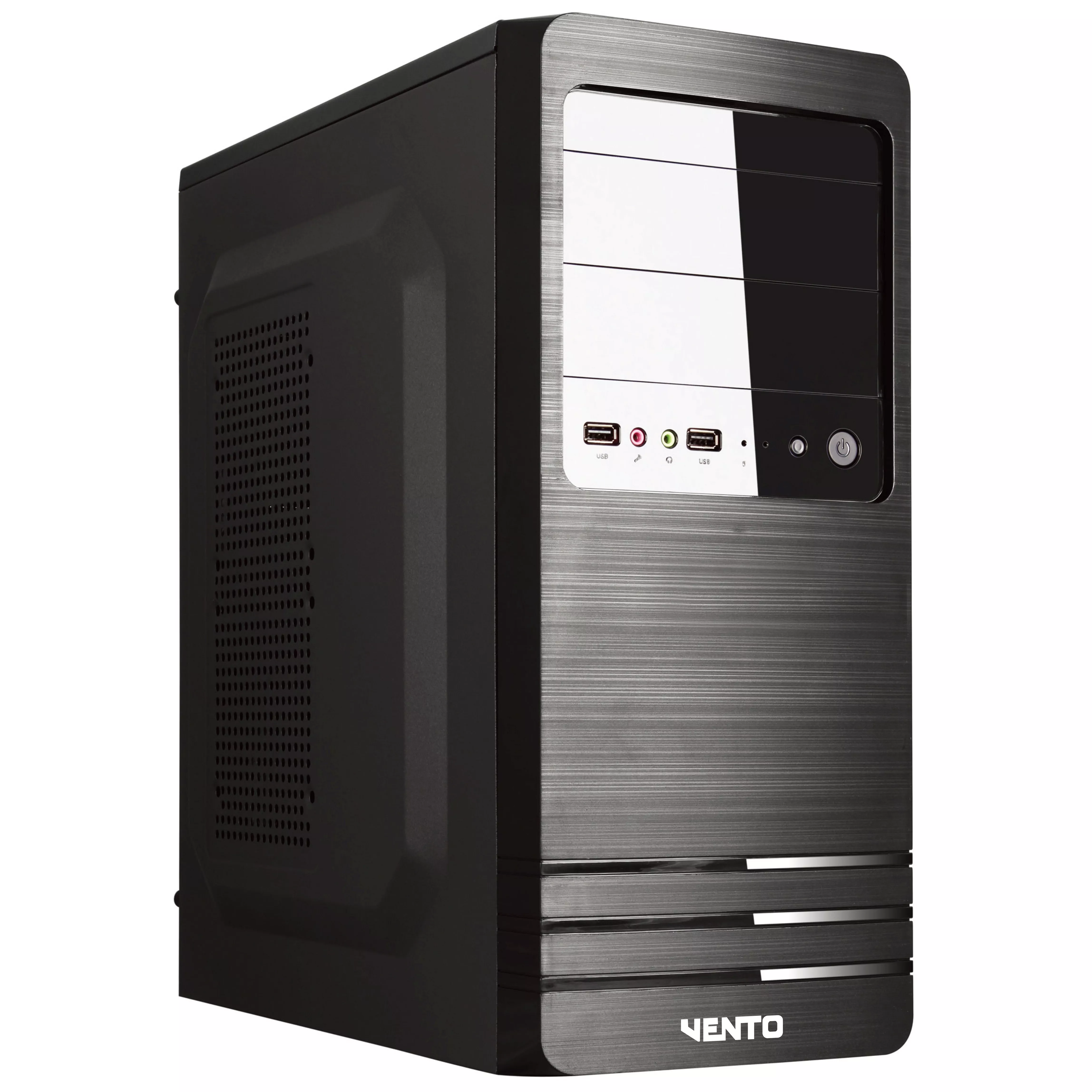 VENTO VS114F 300W 1x8CM/2x12CM FAN ATX 1xUSB2.0/1xUSB3.0 SİYAH KASA