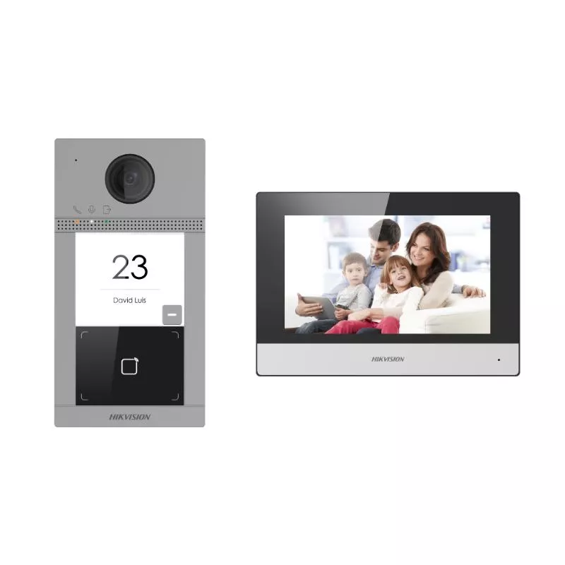 HIKVISION DS-KIS604-P(C) VİLLA TİP IP VIDEO INTERCOM KIT