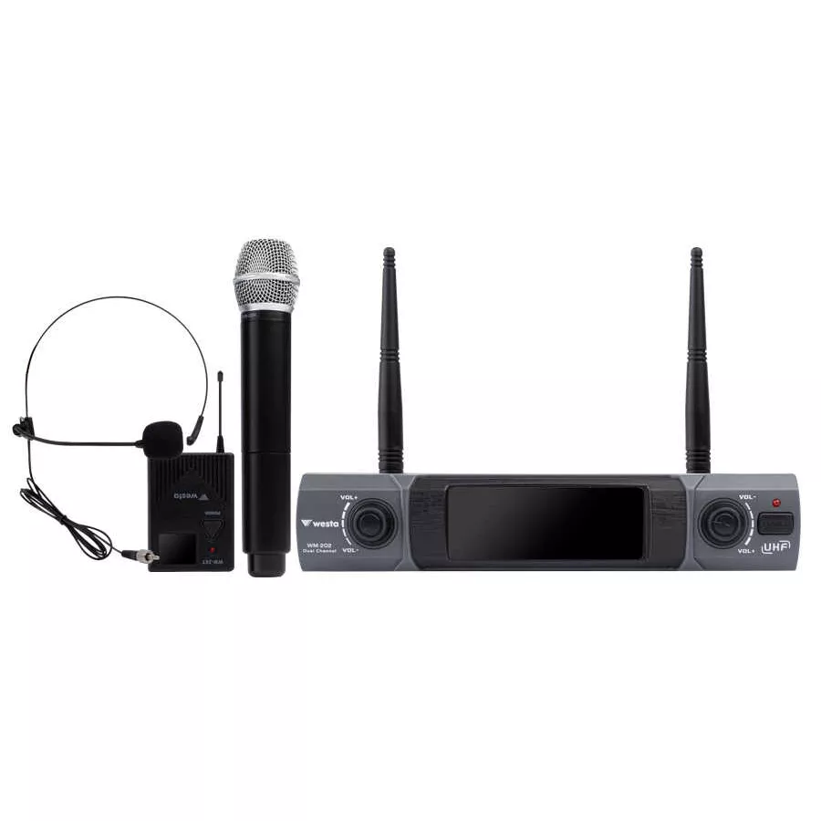 WESTA 2x48kanal UHF El Mikrofon Seti  WM-202H