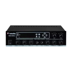 WESTA WM-605U 100W 2 KANALLI MİXER AMFİ