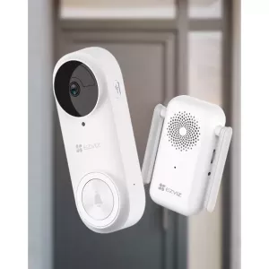 EZVIZ CS-DB2 Görüntülü Kapı İstasyonu Zil-Fiziki Buton