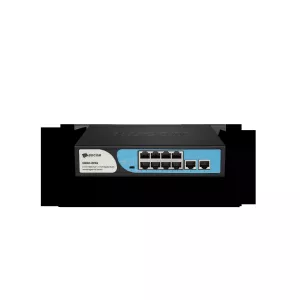 BDCOM S1200-8P2G 8 PORT 10/100 8 PORT POE 2 PORT GIGABIT UPLINK 90W YONETILEMEZ DESKTOP SWITCH