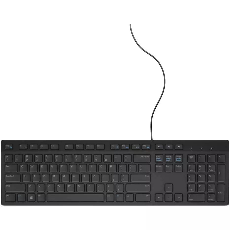 DELL KB216 (580-ADHQ) KABLOLU SİYAH Q-TR KLAVYE