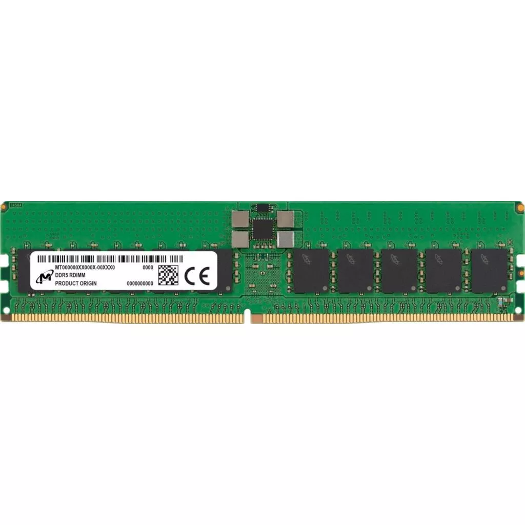 MICRON MTC20F2085S1RC56BD2 32GB 5600MHz DDR5 (DELL R660 R760 R760xa R760xd2 R6615 R6625 R7615 HPE DL360 Gen11 DL380 Gen11 LENOVO  SR630 V3 SR650 V3) ECC SERVER RAM