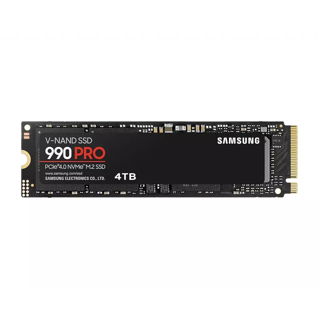 SAMSUNG 990 PRO 4 TB 7450/6900MB/s NVMe PCIe M.2 SSD MZ-V9P4T0BW
