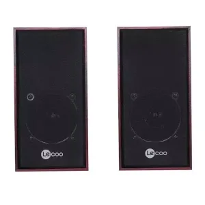 LECOO DS105 1+1 Siyah 5w RMS Hoparlör Ahşap