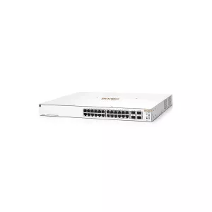 HP Aruba Instant On, JL684B, 1930-24G, 24Port, GigaBit, PoE 370W, 4 Port Gigabit SFP, Yönetilebilir, Rack Mount Switch