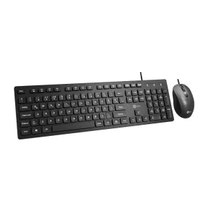 LECOO CM102, Siyah, Multimedya, Türkçe Q, USB Kablolu, Klavye Mouse Set